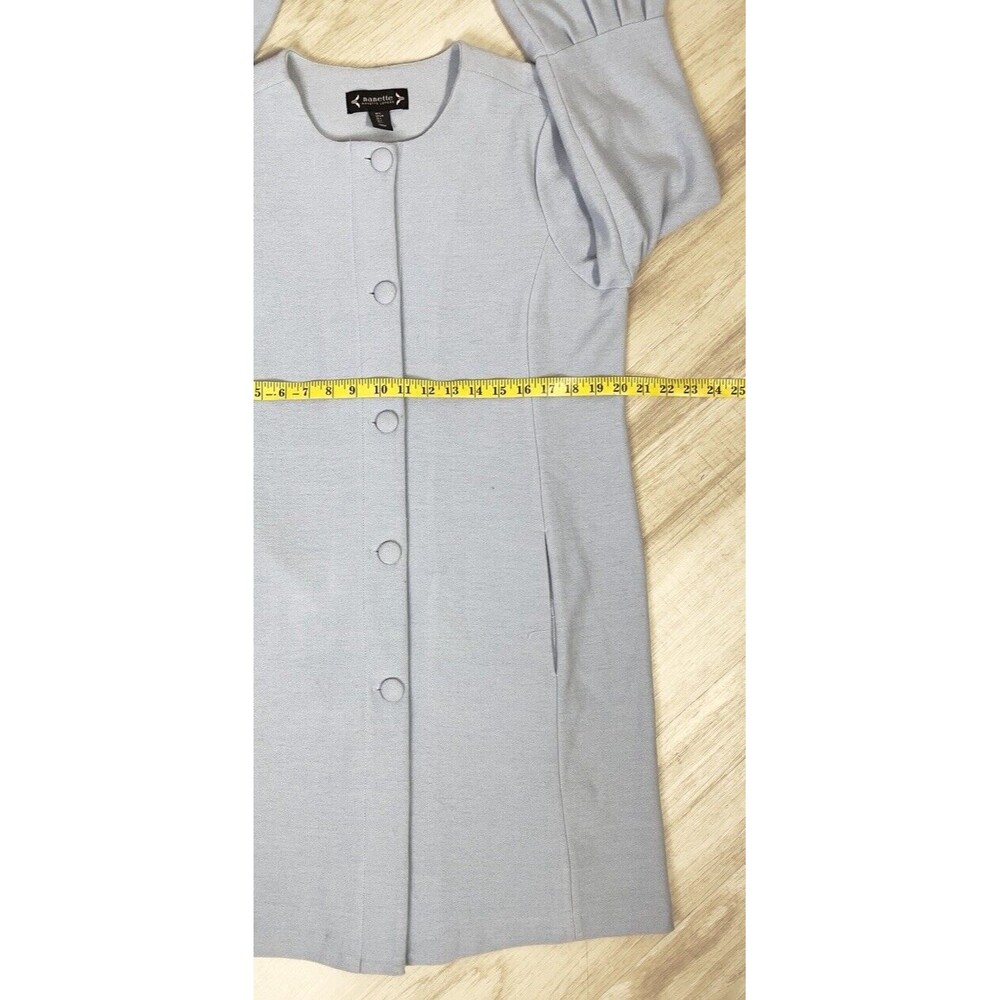 Nanette Lepore 100% Wool Long Bell Sleeve Coat. Size: L - Picture 5 of 8